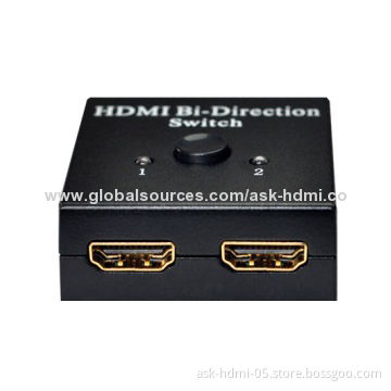 Power-free HDMI Switch, AB 2-port Bi-direction, Easy Install and Operating